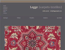 Tablet Screenshot of christopherleggeorientalcarpets.com